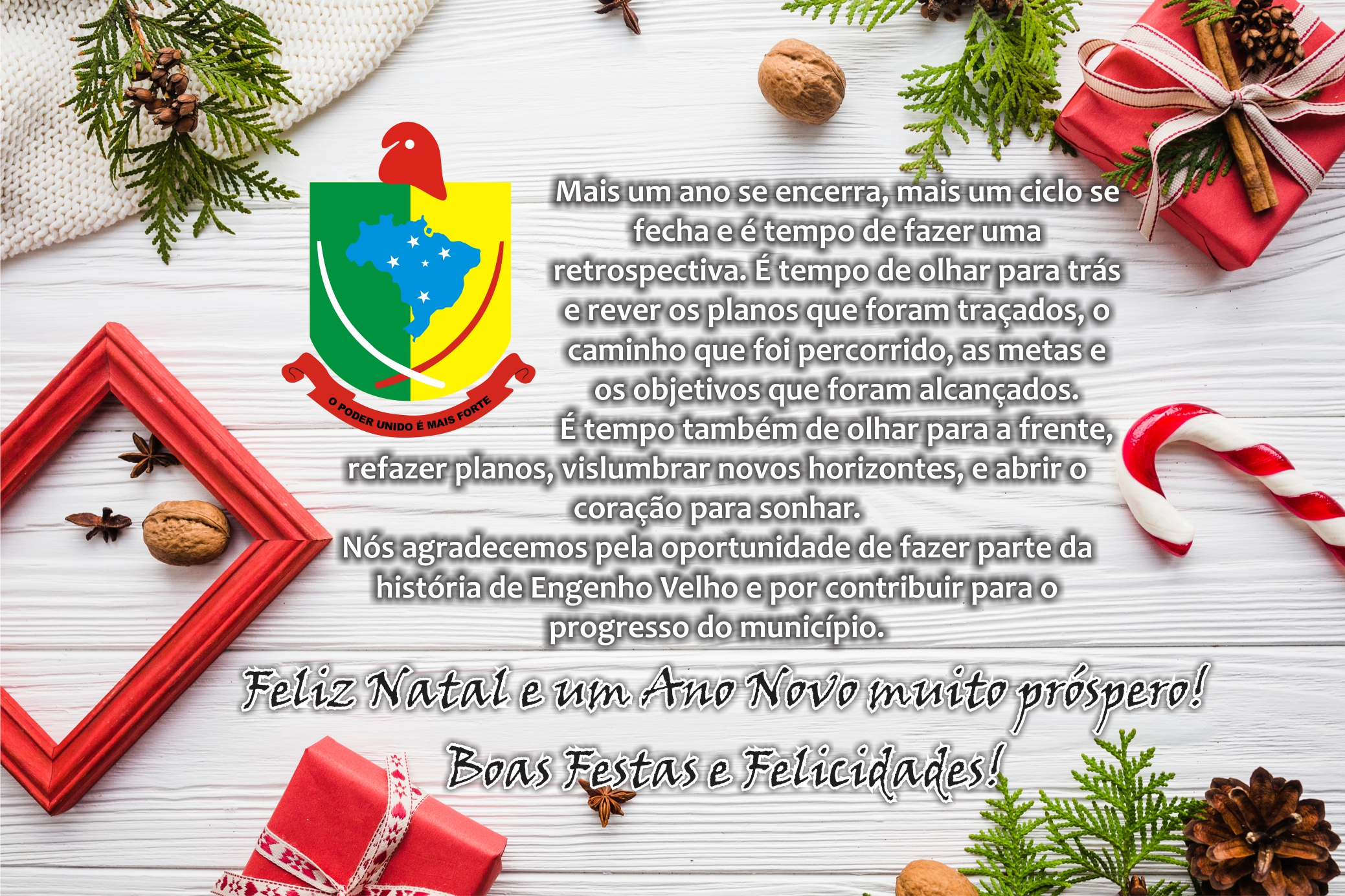 FELIZ NATAL E ANO NOVO