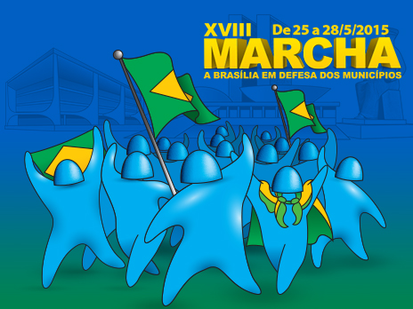 VEREADORES PARTICIPAM DA MARCHA EM DEFESA DOS MUNÍCIPIOS